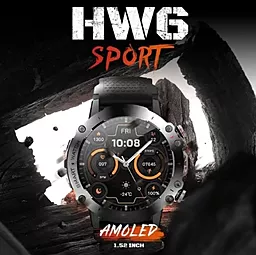 Смарт-часы HW 6 Sport Silver - миниатюра 3
