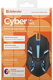 Компьютерная мышка Defender Cyber MB-560L (52560) Black - миниатюра 4
