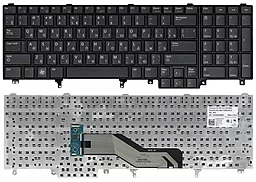 Клавіатура для ноутбуку Dell Latitude E6520 / 0F1CN4 чорна - мініатюра 2