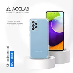 Чехол ACCLAB Shockproof для Samsung Galaxy A72 Transparent - миниатюра 4