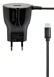 Сетевое зарядное устройство Gelius Ultra Edition Type-C Cable Black