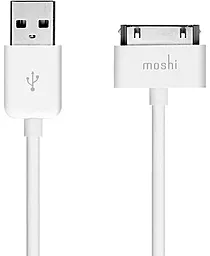 Кабель USB Moshi 30-pin USB Cable White (99MO023101)