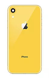 Задняя крышка корпуса Apple iPhone XR со стеклом камеры Original  Yellow