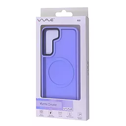 Чехол Wave Matte Insane Case with MagSafe для Samsung Galaxy S22 Deep Purple - миниатюра 3