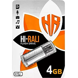 Флешка Hi-Rali 4GB Corsair Series (HI-4GBCORSL) Silver