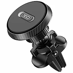 Автотримач XO C122 Round Magnetic Air Outlet Holder Black