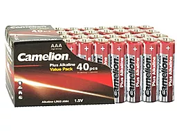 Батарейки Camelion AAA (LR03) Plus Alkaline 40шт (LR03-SP40) - миниатюра 3