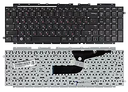 Клавиатура для ноутбука Samsung RF712 с частью корпуса Corps без рамки черная