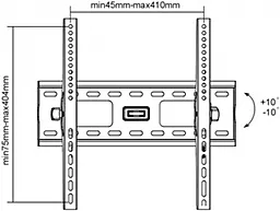 Кронштейн для телевізора ITech PLB-44 - мініатюра 2