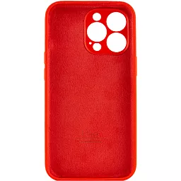 Чехол Silicone Case Full Camera for Apple IPhone 14 Pro Red - миниатюра 2
