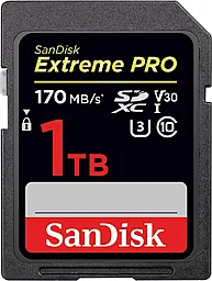 Карта памяти SanDisk SDXC Extreme PRO 1TB Class 10 UHS-I U3 V30 (SDSDXXY-1T00-GN4IN)