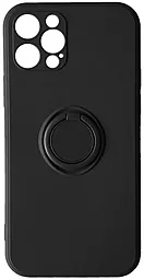 Чехол 1TOUCH Ring Color Case для Apple iPhone 12 Pro Max Black