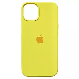 Чехол Silicone Case Full для Apple iPhone 14 Pro Max Flash Lime