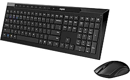 Комплект (клавиатура+мышка) Rapoo 8210M Black - миниатюра 3