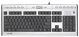 Клавіатура A4Tech KL-7 MUU USB Silver+Black - мініатюра 2