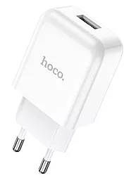 Сетевое зарядное устройство Hoco N2 Vigour 1USB/2A + USB Type-C Cable White - миниатюра 2