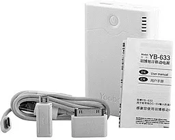 Повербанк Yoobao Power Bank 7800 mAh Sunrise YB-633, [PBYB633-WT] White - миниатюра 4