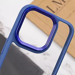 Чехол Epik TPU+PC Lyon Case для Apple iPhone 13 Pro (6.1") Blue - миниатюра 5