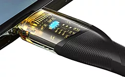 Кабель USB Essager Interstellar Transparent 100W 7A USB Type-C cable black (EXCT-XJ01-P) - миниатюра 7