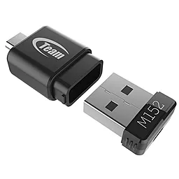 Флешка Team 16GB M152 2.0 OTG (TM15216GB01) Black - миниатюра 4