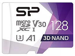 Карта памяти Silicon Power microSDXC 128GB Superior Pro Colorful Class 10 UHS-1 U3 V30 A1 + SD-адаптер (SP128GBSTXDU3V20AB) - миниатюра 2