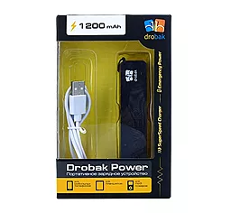Повербанк Drobak Power-1200 mAh Black (605301) - мініатюра 4