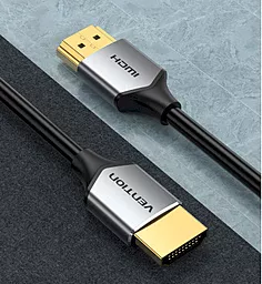 Видеокабель Vention Ultra Thin HDMI v2.0 4k 60hz 1m gray (ALEHF) - миниатюра 6
