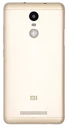 Задня кришка корпусу Xiaomi Redmi Note 3 MediaTek со стеклом камеры Original Gold