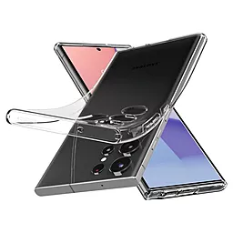 Чехол Spigen Liquid Crystal для Samsung Galaxy S23 Ultra Crystal Clear (ACS05610) - миниатюра 6