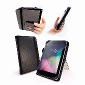 Чехол для планшета Tuff-Luv Embrace Plus Faux Leather Case Cover for 7" Devices including Black (J14_12) - миниатюра 2