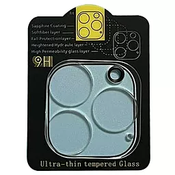 Защитное стекло Epik Full Block на камеру для Apple iPhone 15 Pro (6.1") / 15 Pro Max (6.7") Transparent (тех.пак)