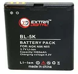 Акумулятор Nokia BL-5K / DV00DV6035 (1000 mAh) ExtraDigital - мініатюра 2