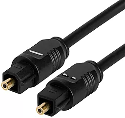 Оптичний аудіо кабель PowerPlant Toslink М/М Cable 3 м black (CA911073)