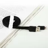 Кабель USB Baseus Lightning String flat Black - миниатюра 6