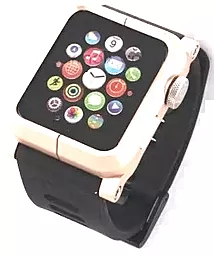 Сменный ремешок для умных часов Apple Watch Lunatik Epik Band 42 mm Gold - миниатюра 2