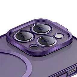 Чехол Baseus Glitter Series Magnetic Case +Glass 0.22mm для Apple iPhone 14 Pro Purple (ARMC010805) - миниатюра 4
