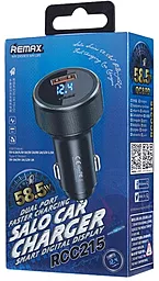 Автомобильное зарядное устройство Remax RCC-215 Salo 4.5A Black (6972174159294) - миниатюра 2