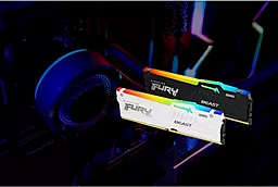 Оперативная память Kingston Fury 64 GB (2x32GB) DDR5 6000 MHz Beast RGB EXPO White (KF560C36BWEAK2-64) - миниатюра 7