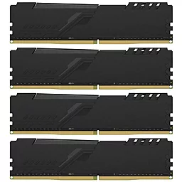 Оперативная память Kingston HyperX Fury DDR4 4x16GB 3600 MHz (HX436C18FB4K4/64) - миниатюра 4