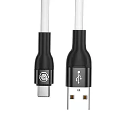 Кабель USB Powermax Silicat 3A USB Type-C Cable White - миниатюра 5