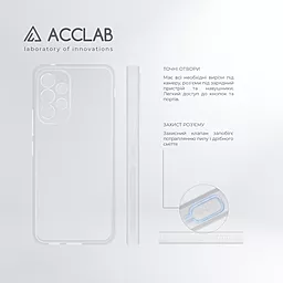 Чехол ACCLAB Anti Dust для Samsung Galaxy A53 5G Transparent - миниатюра 4