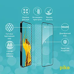 Защитное стекло Piko Full Glue для Xiaomi 13 Black (1283126559334) - миниатюра 4