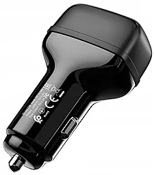 Автомобильное зарядное устройство Hoco Z36 Leader 2USB Black - миниатюра 5
