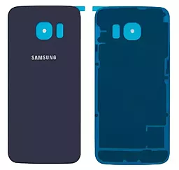 Задняя крышка корпуса Samsung Galaxy S6 Edge G925F  Black Sapphire