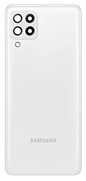 Задняя крышка корпуса Samsung Galaxy A22 A225 4G со стеклом камеры Original White - миниатюра 2