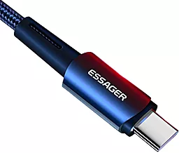 Кабель USB PD Essager Sunset 20W 3A 2M USB Type-C - Lightning Cable Black (EXCTL-CGA01) - миниатюра 4
