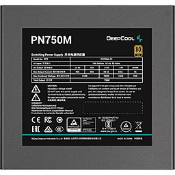 Блок питания Deepcool PN750M (R-PN750M-FC0B-EU) - миниатюра 5