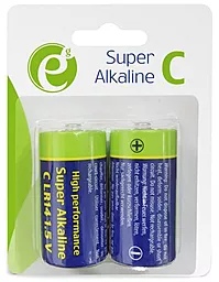 Батарейки Energenie Super Alkaline C/LR14 BL 2 шт