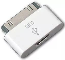 Адаптер-перехідник Apple Micro USB to 30 pin White - мініатюра 2