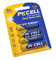 Батарейки PKCELL AA / R6 BLISTER CARD 4шт 1.5 V